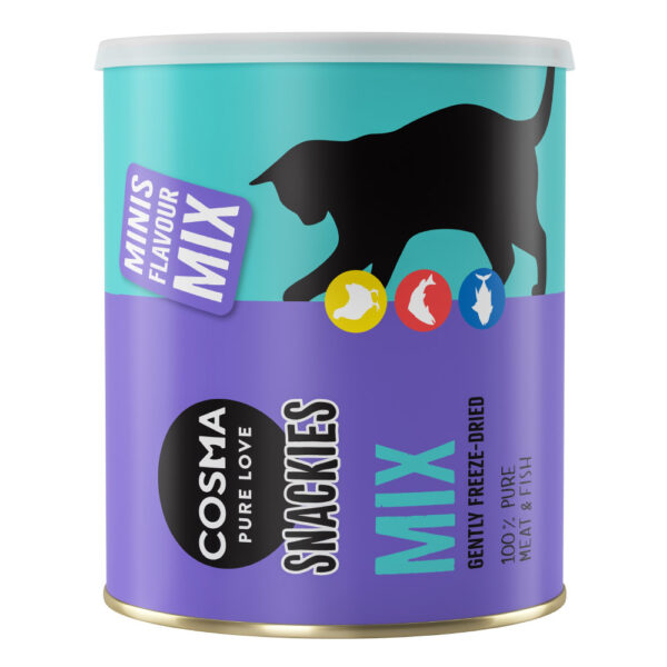 130g Cosma Snackies Minis Maxi Tube Maxi Mix Tube - Friandises pour chat