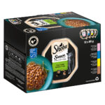 Mégapack Les Barquettes de Sheba 144 x 85 g pour chat - Sauce Lover (saumon
