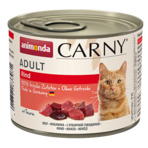 12x200g Adult pur bœuf Animonda Carny - Pâtée pour chat