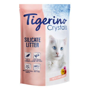 Litière Tigerino 5L Crystals Flower-Power - pour chat