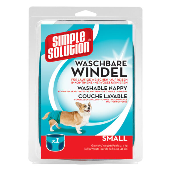 Couche lavable Simple Solution pour chien - taille S