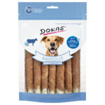 6x190g Dokas Bâtonnets à mâcher blancs de dinde - Friandises pour chien