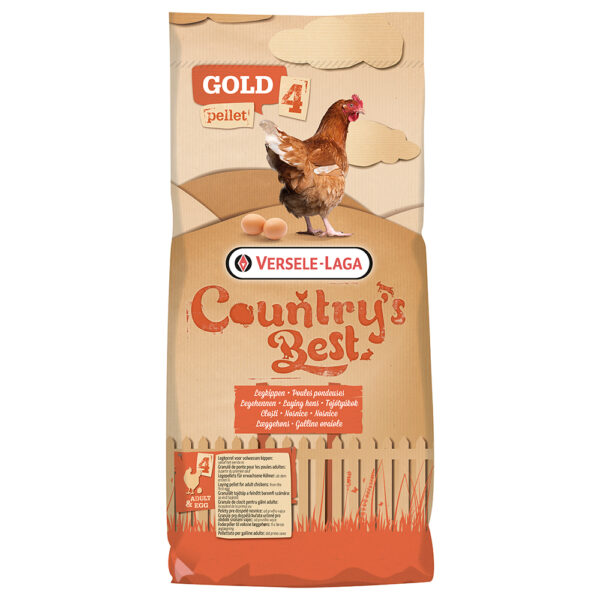 2x20kg Versele-Laga Country's Best GOLD 4 Pellet pour poules pondeuses