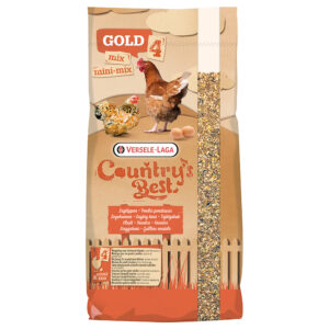 2x20kg Versele-Laga Country's Best GOLD 4 MINI Mix pour poules pondeuses naines