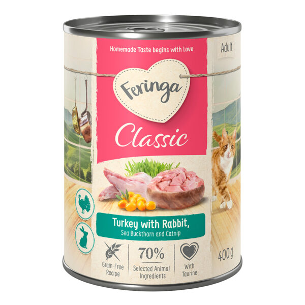 24x400g Feringa Classic Meat Menu lapin