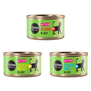 6x85g Cosma Original Kitten lot mixte - Pâtée pour chat