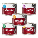6x200g Smilla bœuf lot mixte - Pâtée pour chat