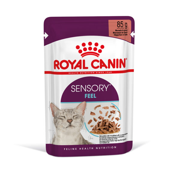 24x85g Sensory Feel en sauce Royal Canin - Pâtée pour chat