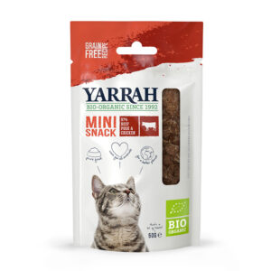 50g Yarrah Bio Mini Snack - Friandises pour chat