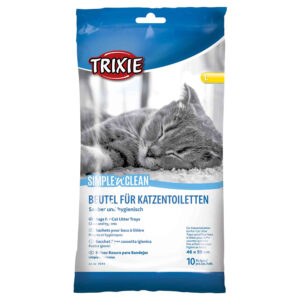 10 sacs à litière Trixie Simple'n'Clean - taille L : bacs jusqu'à 46 x 59 cm