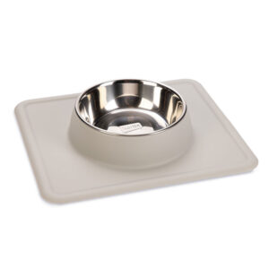 Gamelle en inox Karlie Dex avec support en silicone pour chien - 350 mL