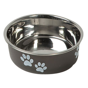 Gamelle en inox Karlie à motifs de pattes