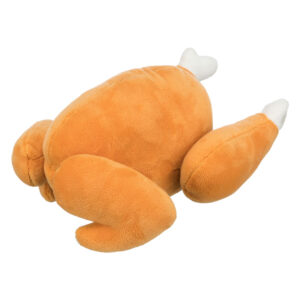 Jouet Trixie poulet rôti pour chien - L 22 x l 16