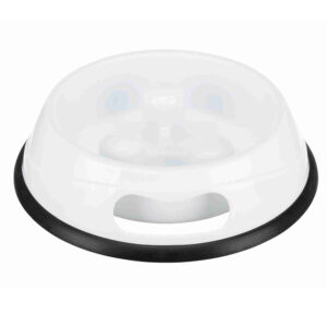 Gamelle en plastique Trixie Slow Feed pour chien et chat - capacité : 900 mL - 23 cm de diamètre