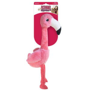 Jouet KONG Shakers Honkers Flamant rose pour chien - taille S : L 8 x l 14 x H 31 cm