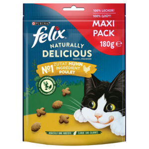 3x180g Friandises Felix Naturally Delicious poulet