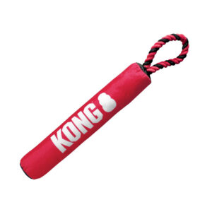 Jouet KONG Signature Stick avec corde environ L 30 x 5 cm de diamètre - Jouet pour chien