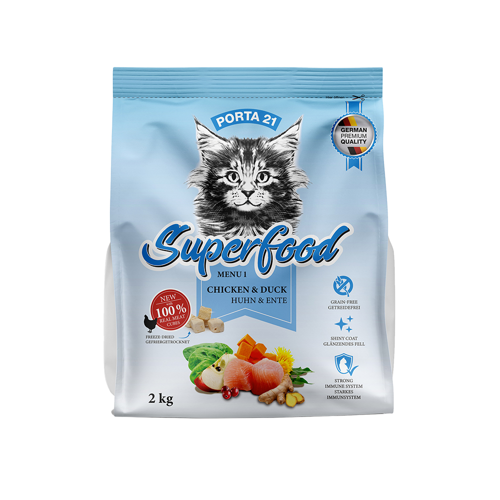 2x2kg Porta 21 Superfood Menu poulet