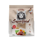 2x2kg Porta 21 Superfood Menu canard - Croquettes pour chat