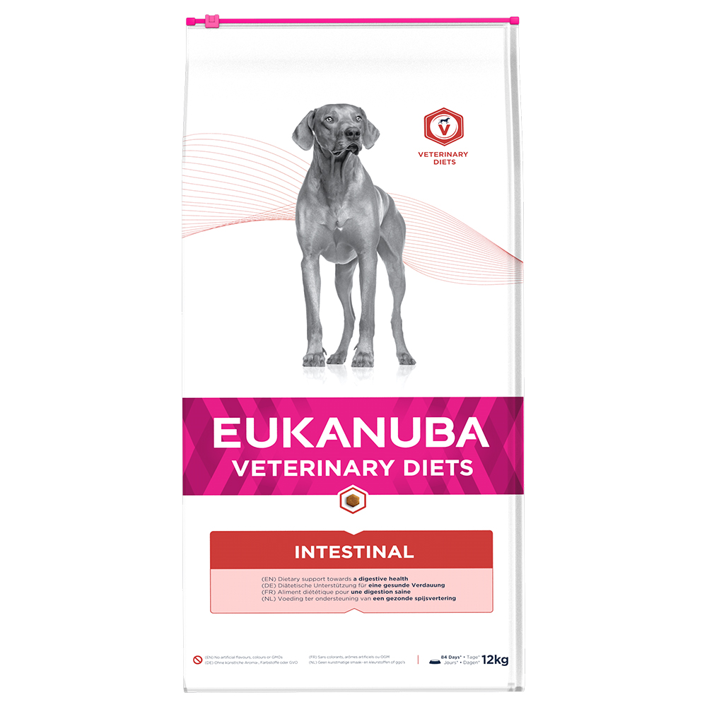 12kg Adult Intestinal Veterinary Diets Eukanuba Croquettes pour chien
