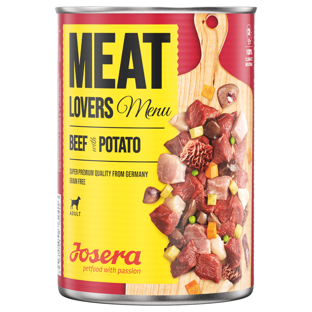 6x800g Josera Meatlovers Menu bœuf