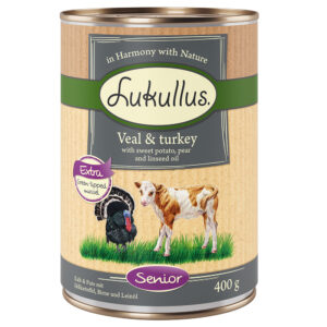 6x400g Lukullus Senior - Pâtée pour chien