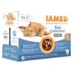 IAMS Delights Adult 24 x 85 g pour chat - lot mixte Mer en gelée