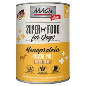 MAC's Mono Sensitive 6 x 800 g pour chien - dinde