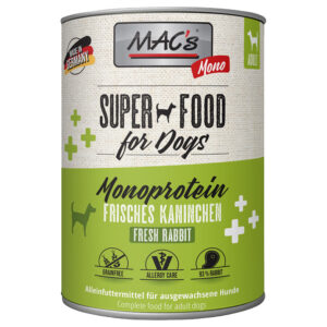MAC's Mono Sensitive 6 x 800 g pour chien - lapin