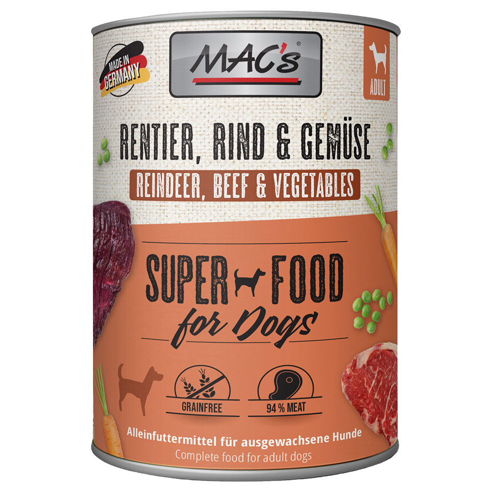 MAC's Adult 6 x 800 g pour chien - renne