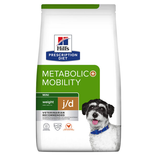 Hill's Prescription Diet Metabolic + Mobility Mini pour chien - 3 x 1 kg