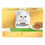 12x85g Gourmet Gold Les Terrines aux légumes - Pâtée pour chat