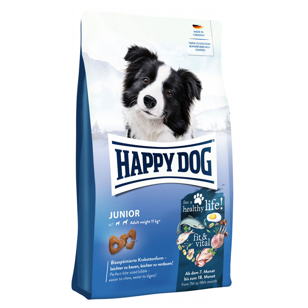 10kg Happy Dog Supreme fit & vital Junior Hundefutter trocken