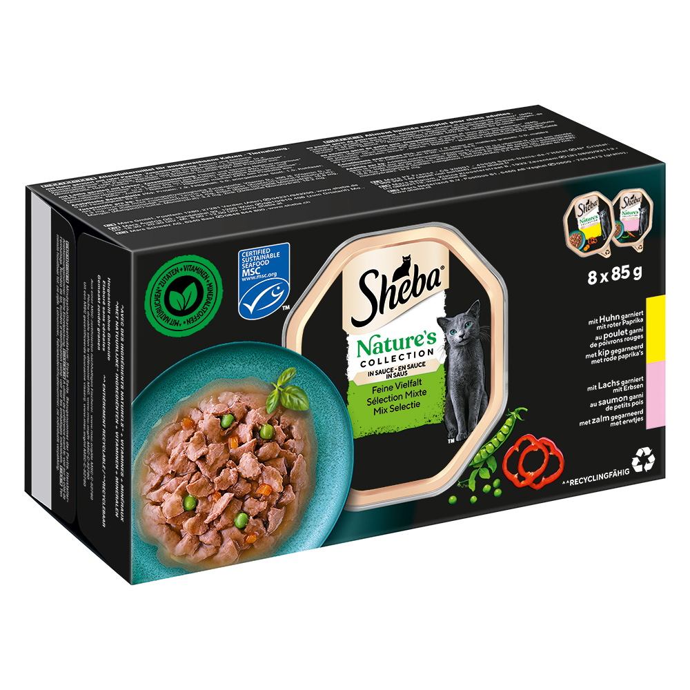 32x85g Sheba Nature's Collection en sauce