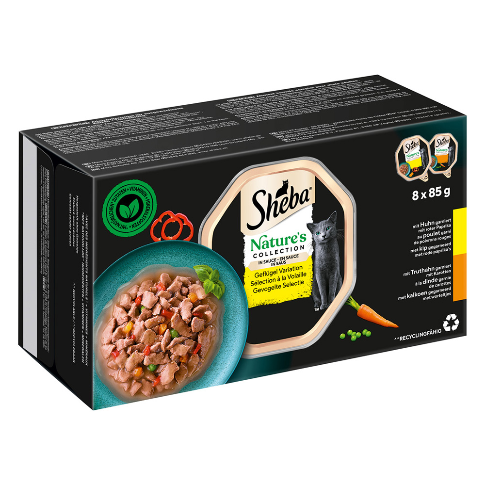32x85g Sheba Nature's Collection en sauce
