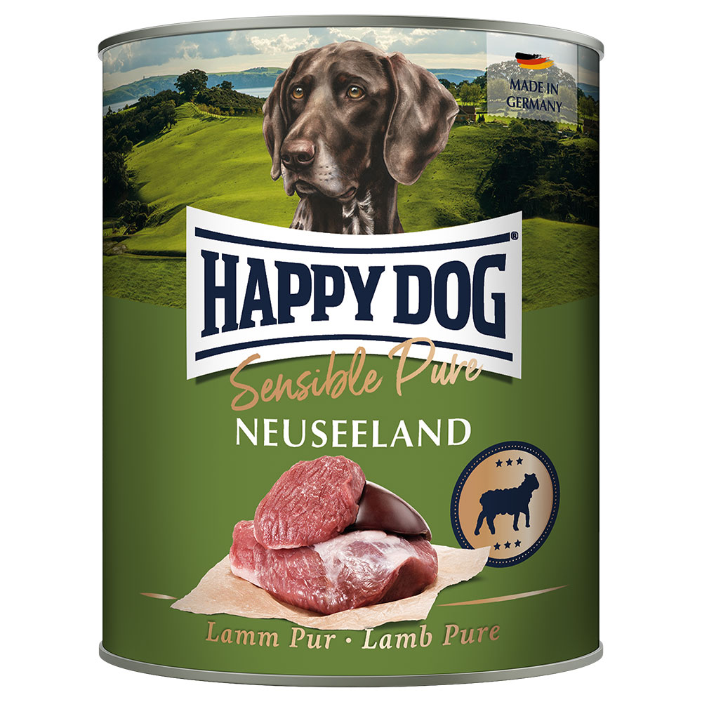 Happy Dog Sensible Pure 6 x 800 g pour chien - Nouvelle-Zélande (agneau)