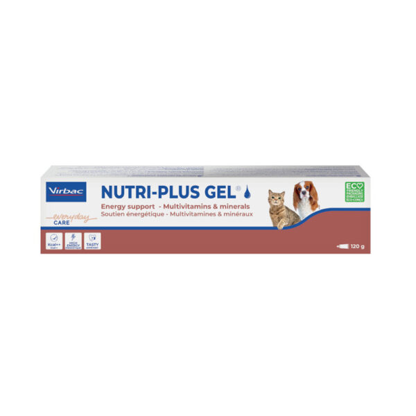 120g Virbac Nutri-Plus Gel Ergänzungsfuttermittel für Hunde und Katzen