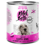 12x750g Rebel Belle Good Karma Bowl veggie - Pâtée pour chien