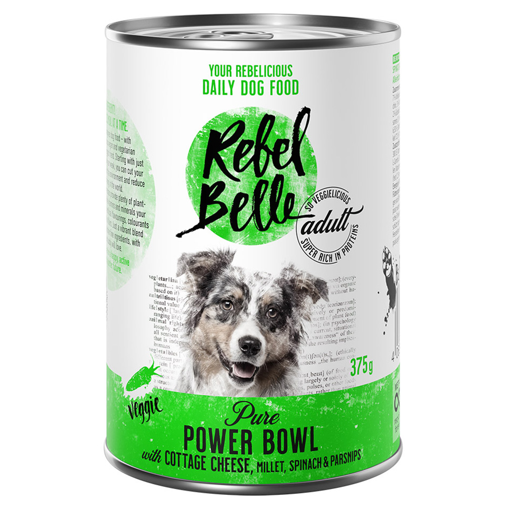 Lot économique Rebel Belle 12 x 375 g Pure Power Bowl - veggie