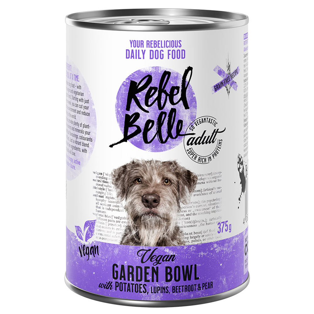 Lot économique Rebel Belle 12 x 375 g Vegan Garden Bowl - vegan