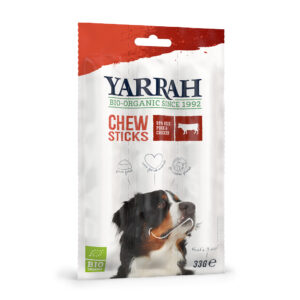 3x11g Bâtonnets à mâcher Yarrah Bio - Friandises pour chien
