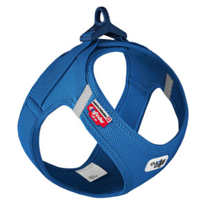 Harnais Curli Vest Clasp Air-Mesh bleu pour chien - taille XS : tour de poitrail 33