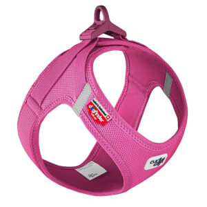 Harnais Curli Vest Clasp Air-Mesh fuchsia pour chien - taille 2XS : tour de poitrail 30