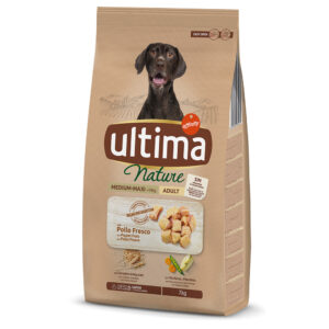 2x7kg Ultima Nature Medium / Maxi poulet - Croquettes pour chien
