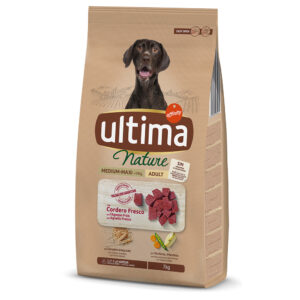 2x7kg Ultima Nature Medium / Maxi agneau - Croquettes pour chien