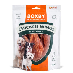 2x360g Friandises Boxby Ailes de poulet - Friandises pour chien