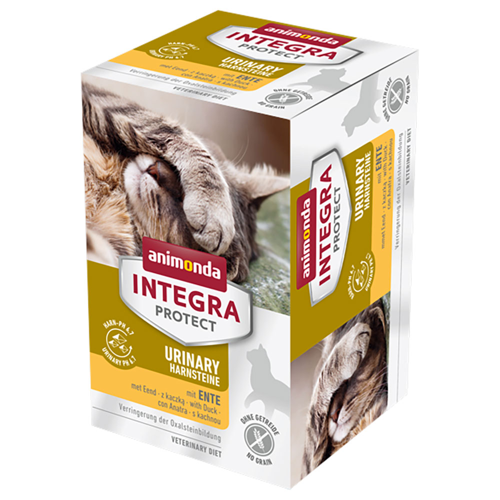 6x100g Animonda Integra Protect Adult Urinary Calculs d'oxalate bœuf - Pâtée pour chat