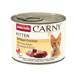 Lot animonda Carny Kitten 24 x 200 g pour chaton - cocktail de volaille