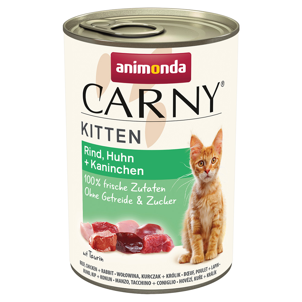 24x400g Animonda Carny Kitten bœuf