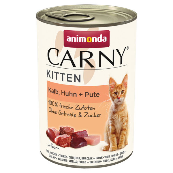 24x400g Animonda Carny Kitten veau